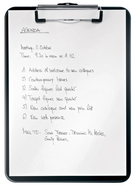 Clipboard WOW uden forside A4 sort – image 2