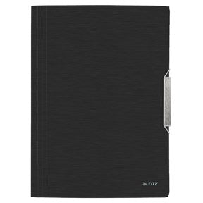 3-klap elastikmappe Style PP A4 sort – image 1