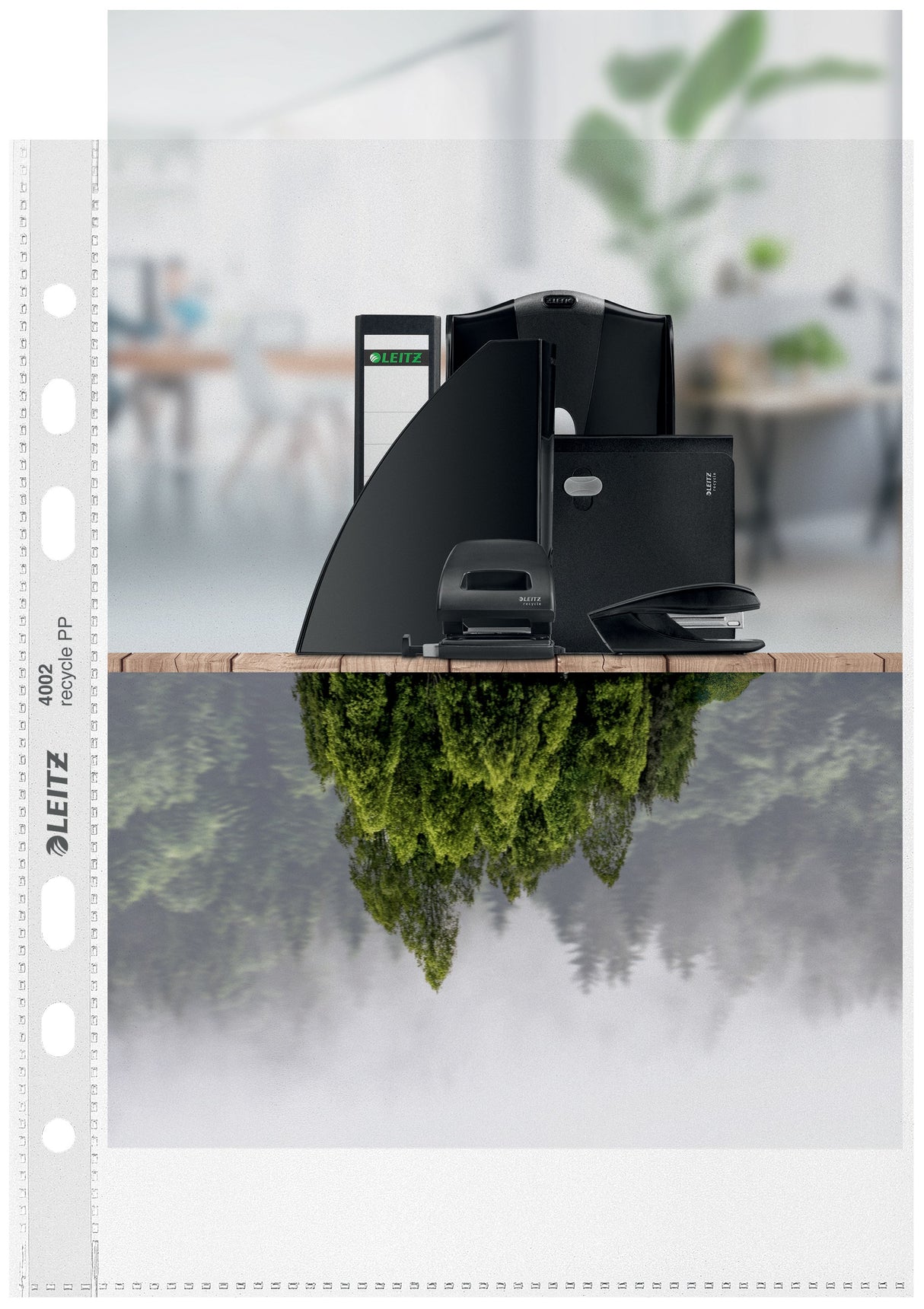 Lomme recycle 100my PP præg A5 TÅ (25) – image 1