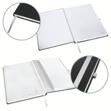 Notesbog Style hardcover A4 kvad. 100g/80ark sort