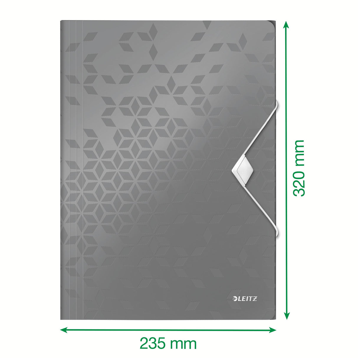 3-klap elastikmappe WOW PP A4 rød – image 4