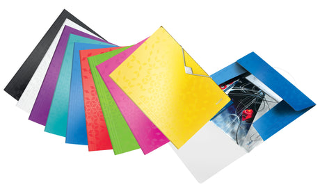 3-klap elastikmappe WOW PP A4 rød – image 5