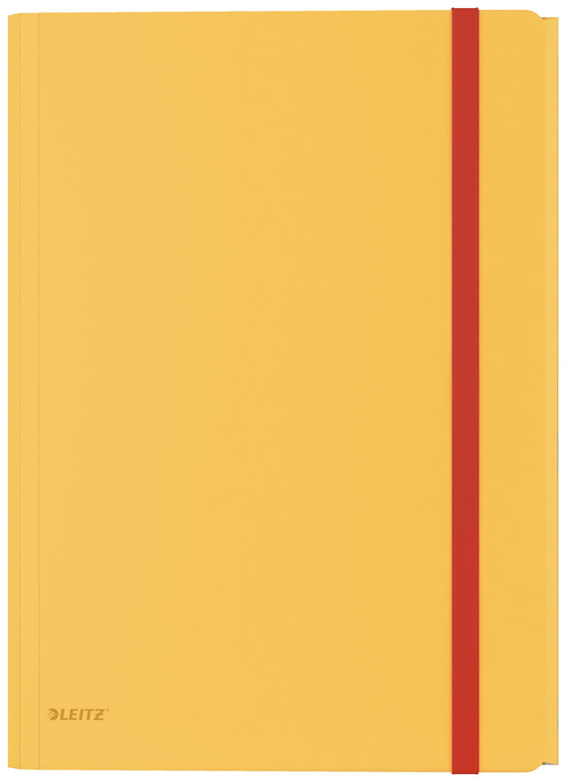 3-klap elastikmappe Cosy PP A4 gul – image 1