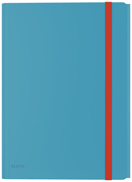 3-klap elastikmappe Cosy PP A4 blå – image 1