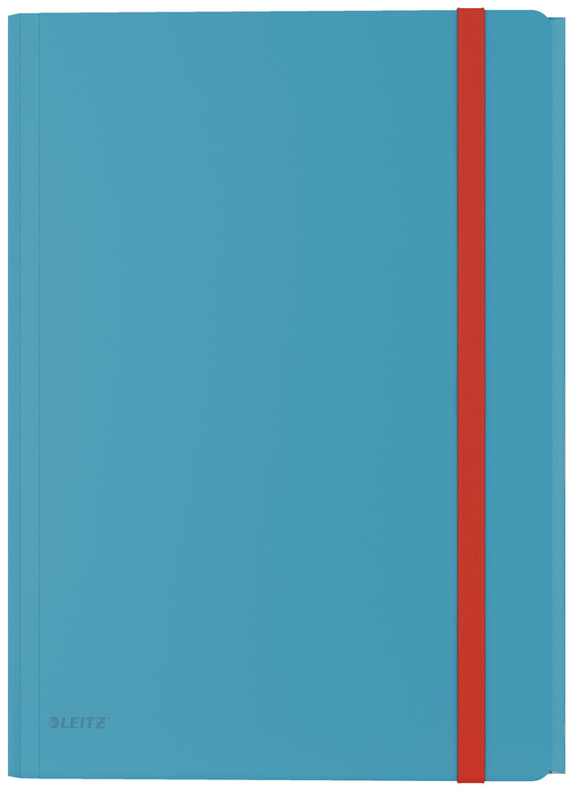 3-klap elastikmappe Cosy PP A4 blå – image 1