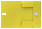 3-klap mappe recycle PP A4 gul – image 4