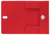 3-klap mappe recycle PP A4 rød – image 4