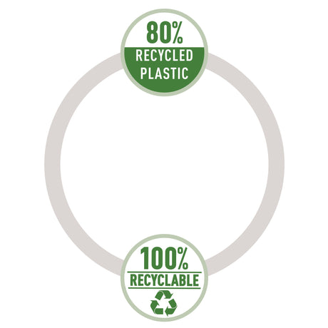 Projektmappe recycle PP A4 blå – image 2