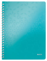 Notesbog WOW PP A4 m/hul lin. 80arkisblå