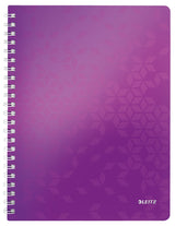 Notesbog WOW PP A4 m/hul lin. 80arklilla