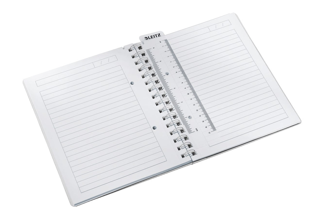 Notesbog WOW PP A5 m/hul lin. 80ark blå