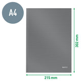 Notesbog Solid hardcover A4 lin. 80g/80ark sort