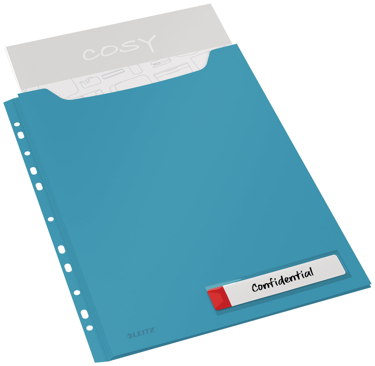 Kataloglomme Cosy PP A4 blå (3) – image 3