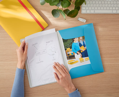 Displaybog Cosy PP 20 lommer blå – image 7