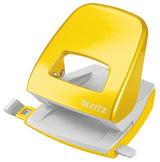 Leitz Hulapparat 5008 WOW 2-huls t/30ark gul – Hulapparater (billede 1)