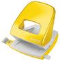 Leitz Hulapparat 5008 WOW 2-huls t/30ark gul – Hulapparater (billede 1)