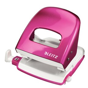 Leitz Hulapparat 5008 WOW 2-huls t/30ark pink – Hulapparater