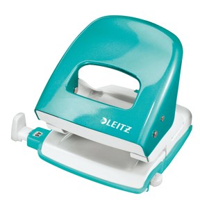 Leitz Hulapparat 5008 WOW 2-huls t/30ark isblå – Hulapparater