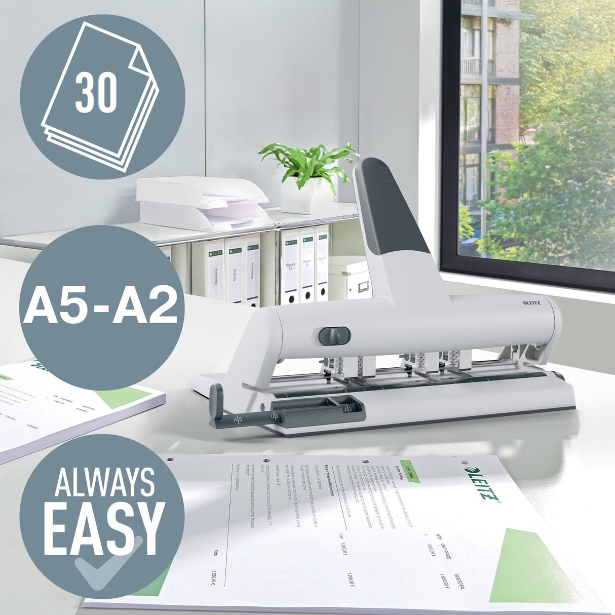 Hulapparat 5114 WOW 4-6huls 30ark hvid – image 2