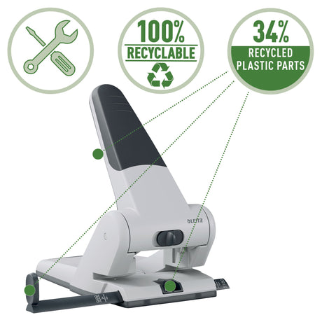 Hulapparat 5180 2-huls t/65 ark hvid – image 3