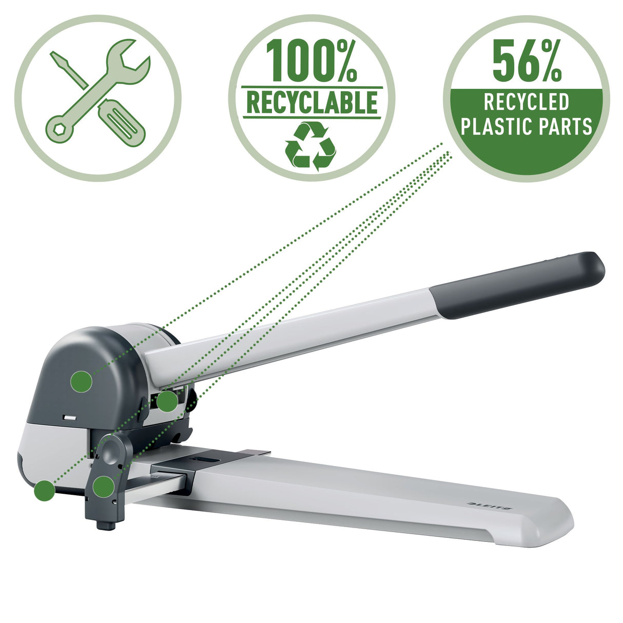 Hulapparat 5182 2-huls t/250 ark hvid – image 3