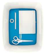 Opbevaringsboks MyBox L hvid/blå