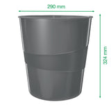 Papirkurv Plus WOW 15L rød