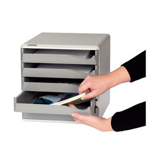 Skuffekabinet 5 skuffer A4 blå