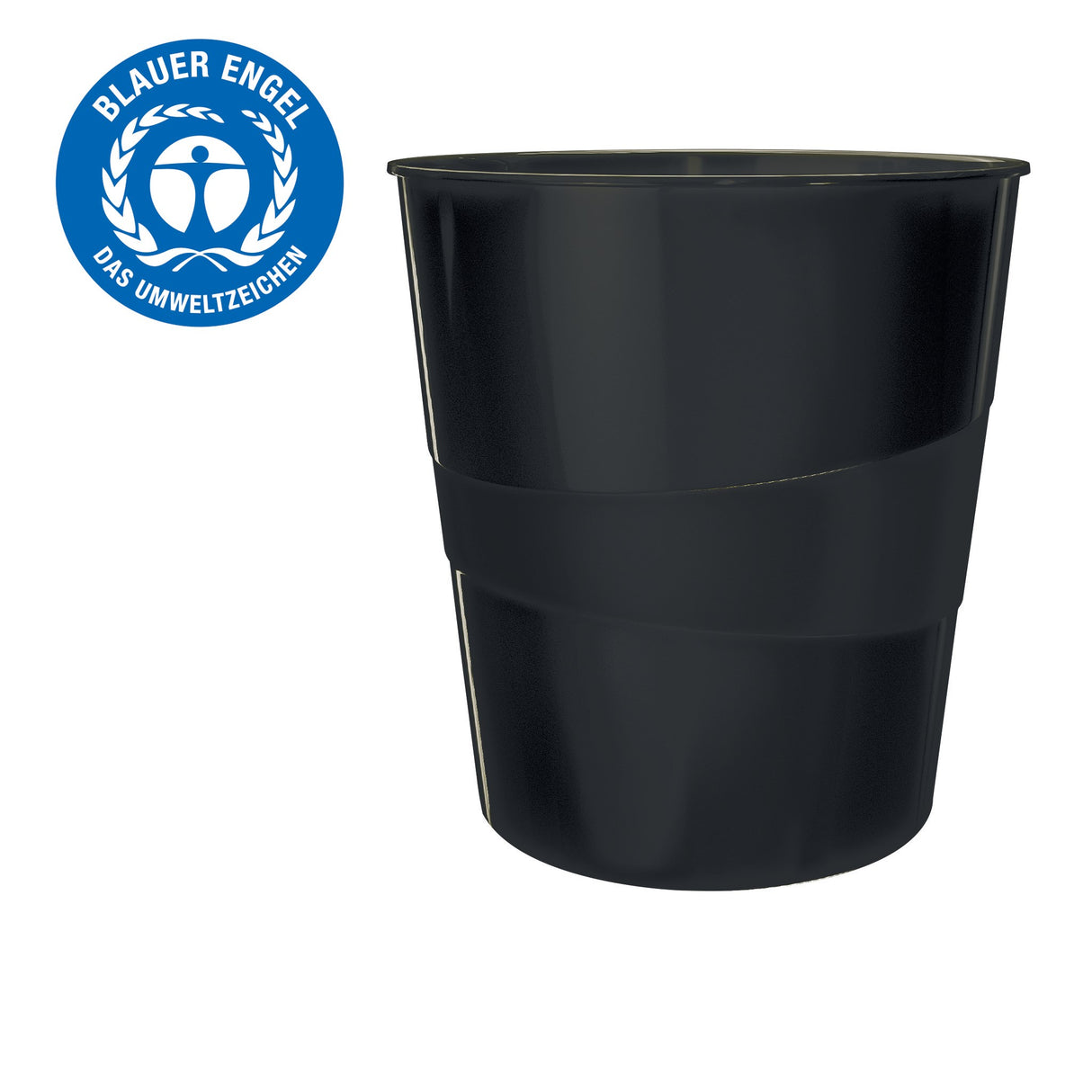 Papirkurv recycle 15 liter sort