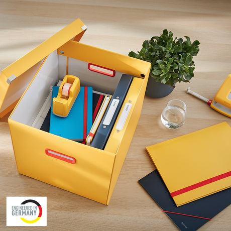 Arkivboks Click & Store Cosy Cube L gul – image 10