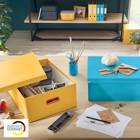 Arkivboks Click & Store Cosy Large gul – image 5