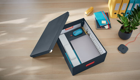 Arkivboks Click & Store Cosy Large grå – image 3