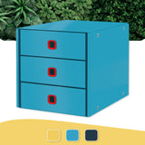 Skuffekabinet Click&Store Cosy 3 skuf blå – image 7