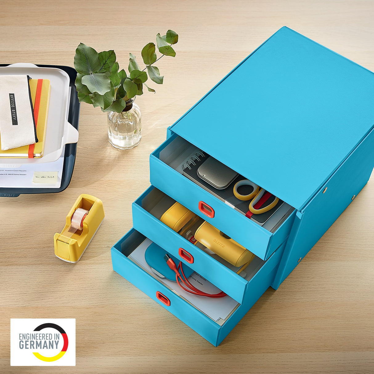 Skuffekabinet Click&Store Cosy 3 skuf blå – image 9