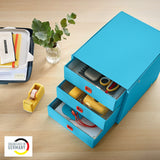 Skuffekabinet Click&Store Cosy 3 skuf blå – image 9