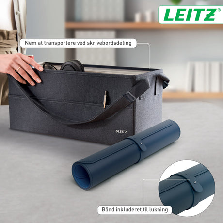 Skriveunderlag 40x80 mørkeblå – image 3