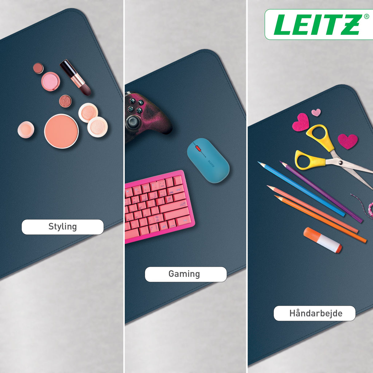 Skriveunderlag 40x80 mørkeblå – image 10