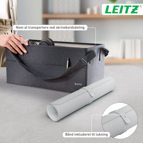 Skriveunderlag 40x80 lysegrå – image 3