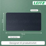 Skriveunderlag filt 36x70 grå – image 5