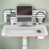 Skriveunderlag læder 36x70 lysegrå – image 5