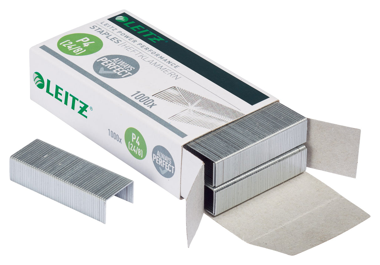 Leitz Hæfteklammer 24/8 P4 t/40 ark (1000) (billede 2)
