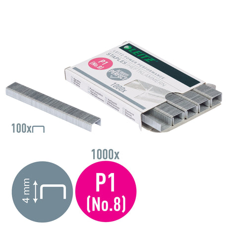 Hæfteklammer No 8 P1 t/15 ark (1000) – image 3