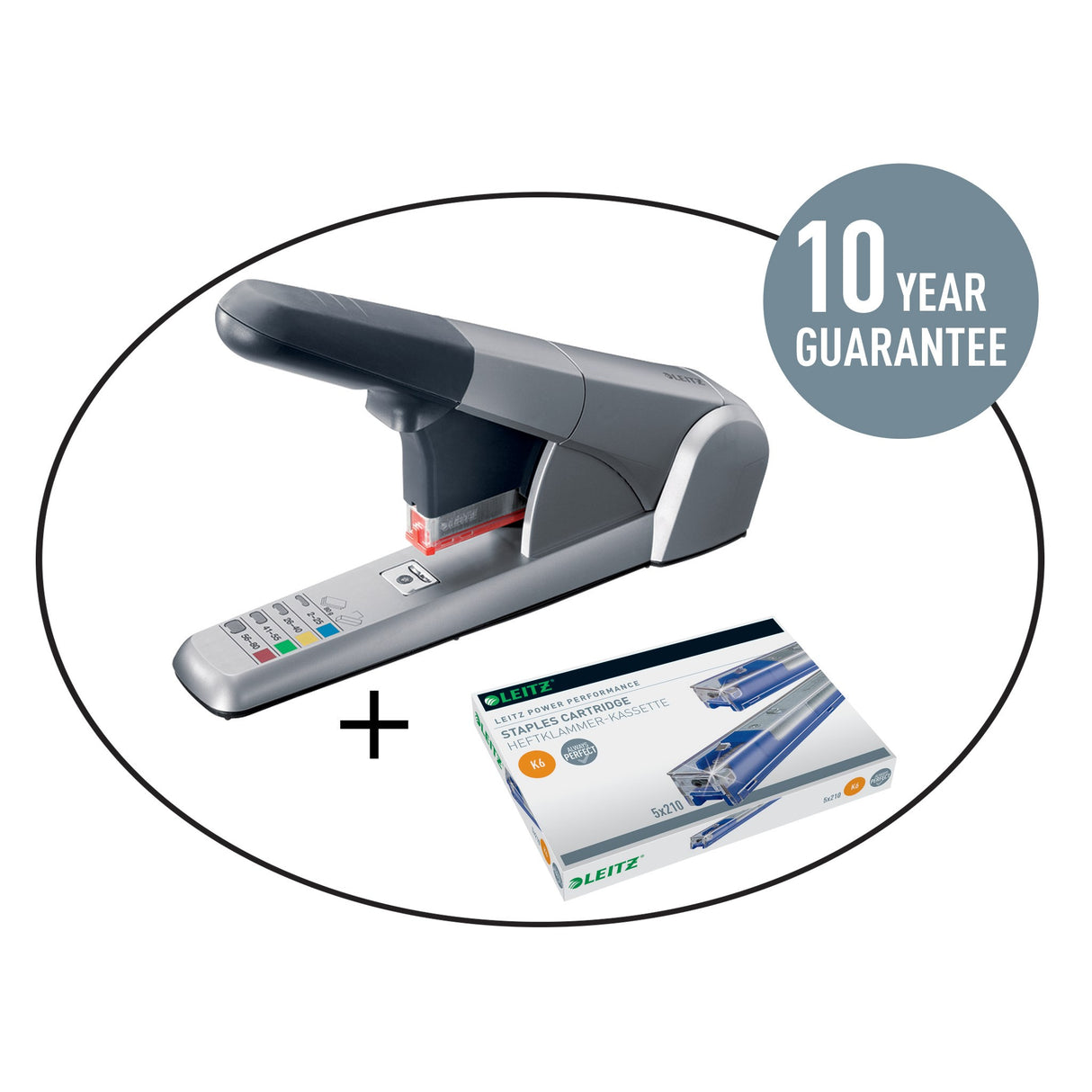 Leitz Hæftkassette 26/6 K6 t/25ark (5x210) – Hæfteklammer (billede 4)