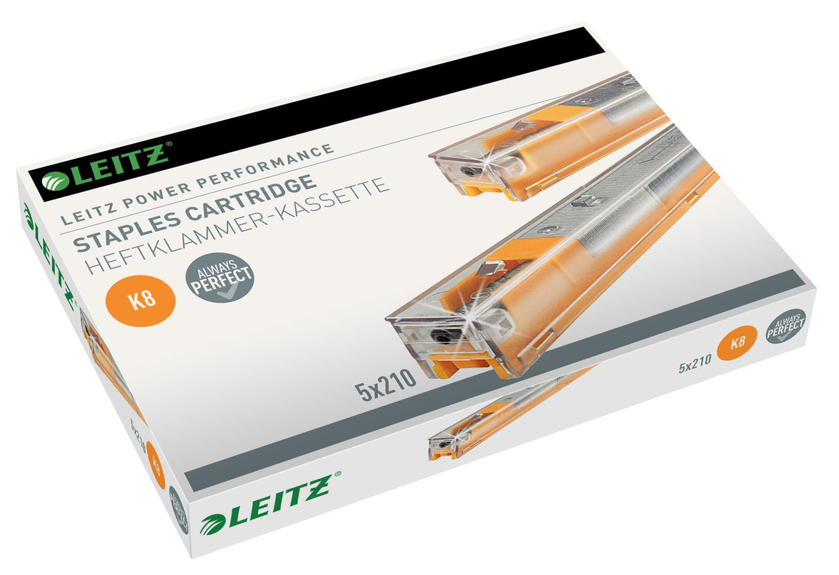 Leitz Hæftekassette 26/8 K8 t/40 ark (5x210) – Hæfteklammer (billede 1)