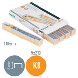 Leitz Hæftekassette 26/8 K8 t/40 ark (5x210) – Hæfteklammer (billede 3)