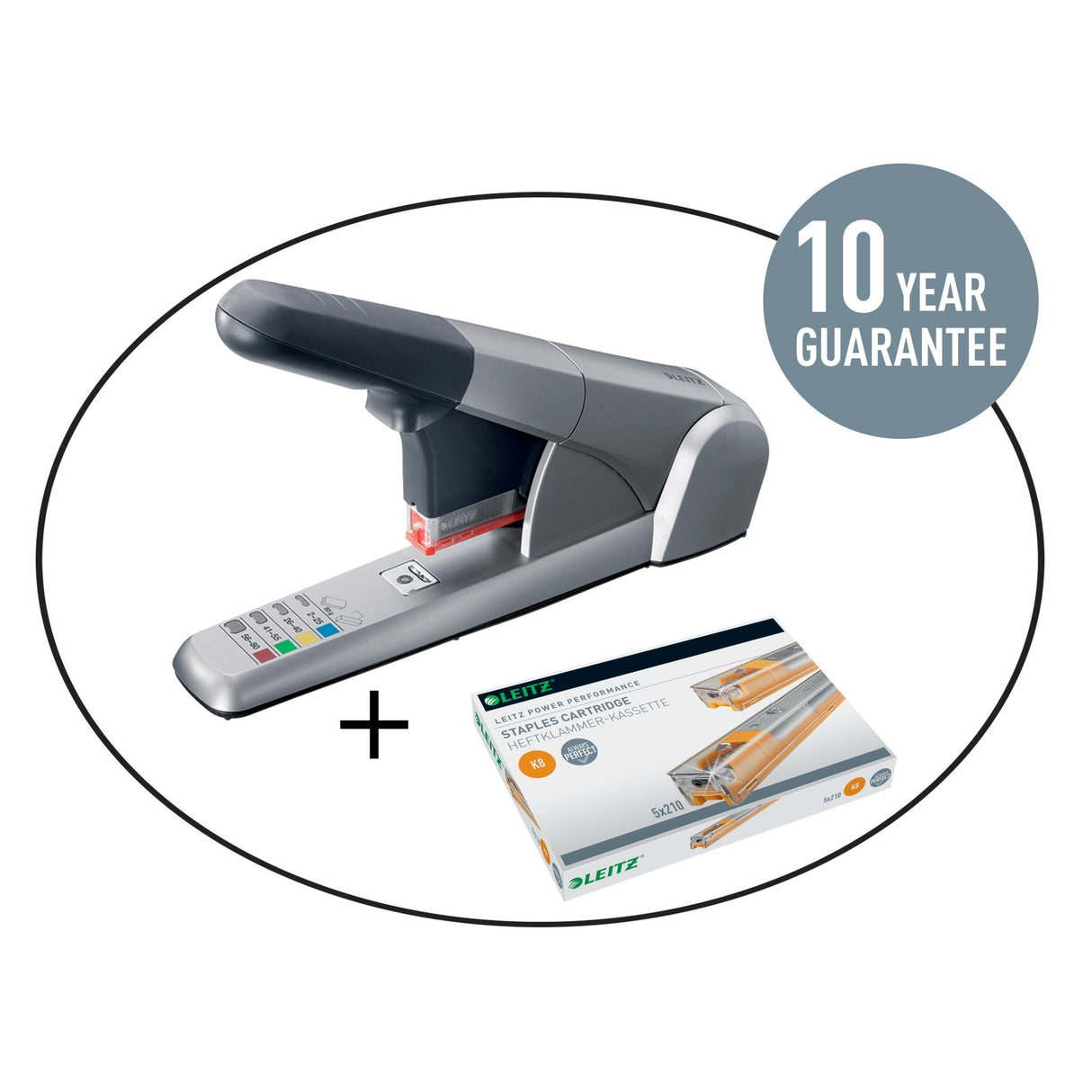 Leitz Hæftekassette 26/8 K8 t/40 ark (5x210) – Hæfteklammer (billede 4)