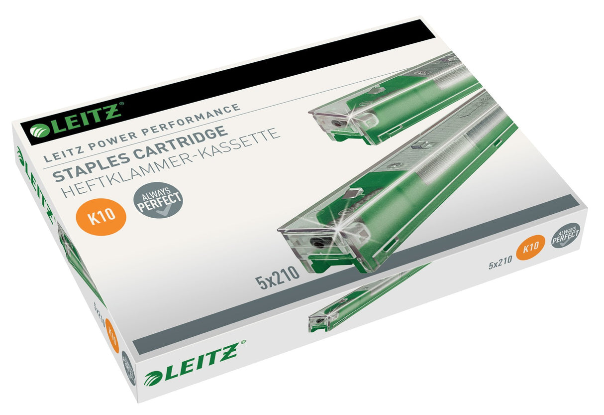 Leitz Hæftekassette 26/10 K10 t/55 ark (5x210) – Hæfteklammer (billede 1)
