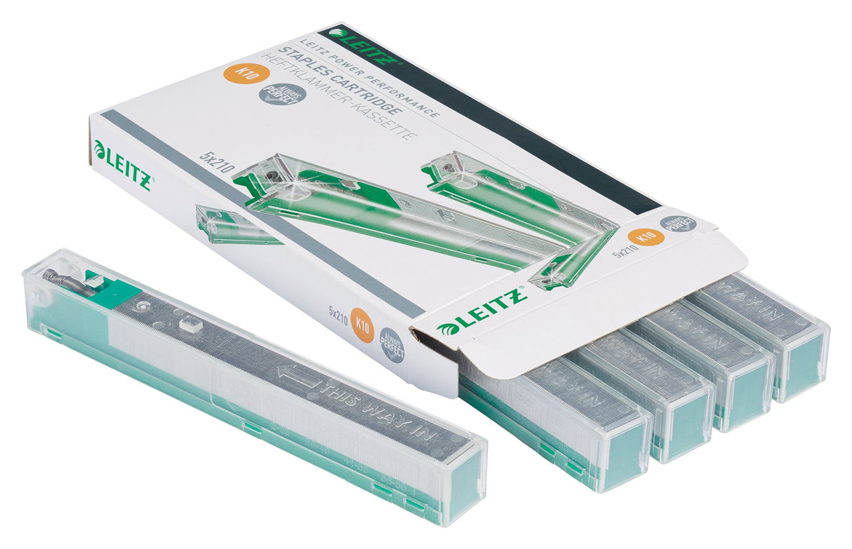 Leitz Hæftekassette 26/10 K10 t/55 ark (5x210) – Hæfteklammer (billede 2)
