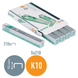 Leitz Hæftekassette 26/10 K10 t/55 ark (5x210) – Hæfteklammer (billede 3)