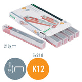 Leitz Hæftekassette 26/12 K12 t/80 ark (5x210) – Hæfteklammer (billede 2)
